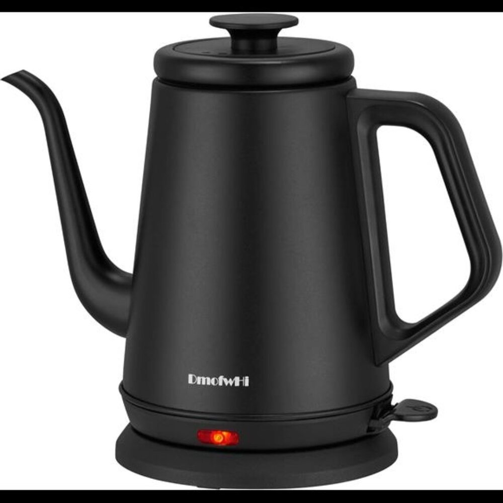 Gooseneck Electric Kettle(1.0L),1000W Electric Tea Kettle of 304 Stainless Steel